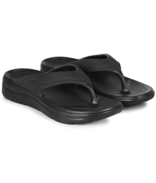 Stanfield Black Mens Thong Flip Flop - None