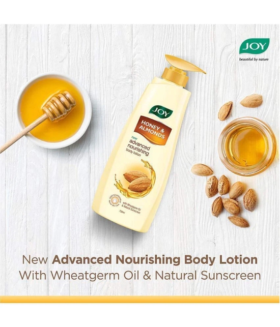 Joy Honey & Almonds Advanced Nourishing Body Lotion WIth Natural Sunscreen 750ml, (Pack of 1)