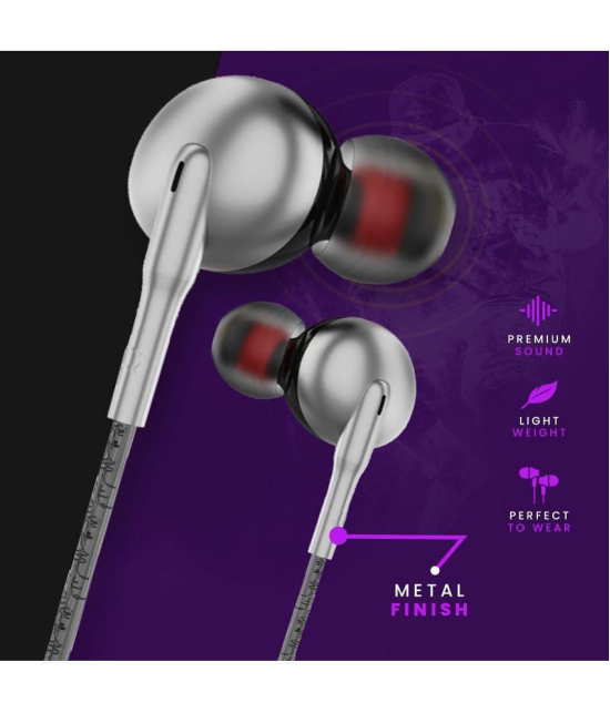 Bell  BLHFK265  3.5 mm Wired Earphone In Ear Active Noise cancellation Gray