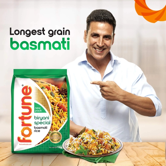 Fortune Biryani Special Basmati Rice, 1Kg, 1 Pc