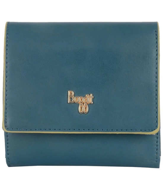 Baggit Faux Leather Green Womens Three fold Wallet ( Pack of 1 ) - Green