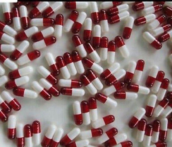 BioMed Empty Gelatin Capsules Size 0 Red /White 1000 pieces Capsule 1000 no.s