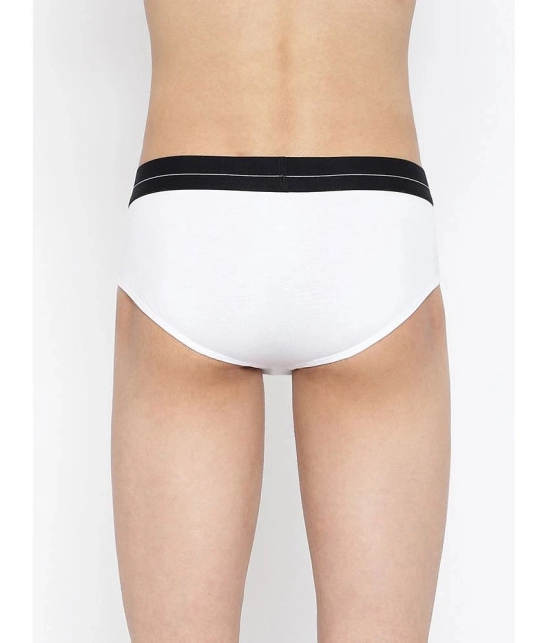 La Intimo White Cotton Mens Briefs ( Pack of 1 ) - None