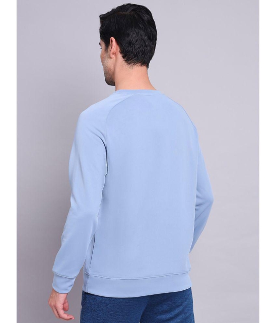 Technosport Light Blue Polyester Men's Running Sweatshirt ( Pack of 1 ) - M