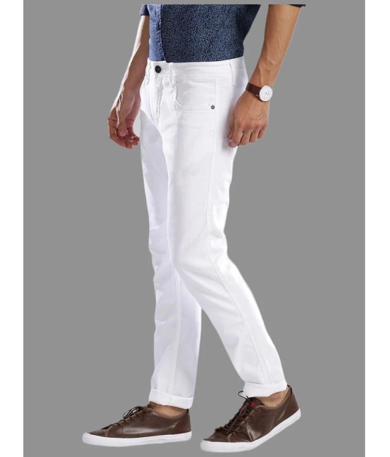 x20 - White Denim Slim Fit Mens Jeans ( Pack of 1 ) - None