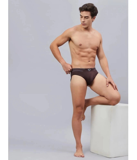 C9 Airwear - Brown Nylon Mens Briefs ( Pack of 1 ) - None