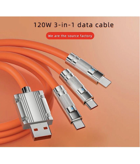 Life Like Orange 5 A Multi Pin Cable 1.2 Meter - Orange