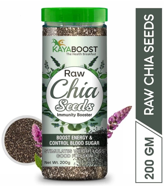 KAYABOOST Raw Chia Seeds for Weight Loss with Omega 3 (200 g)