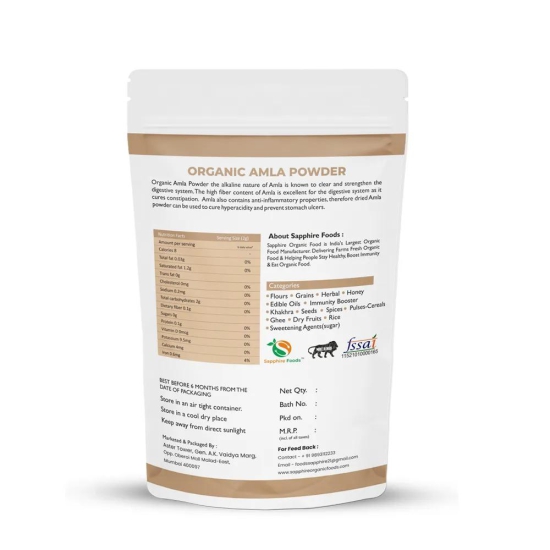 Organic Amla Powder-250gm