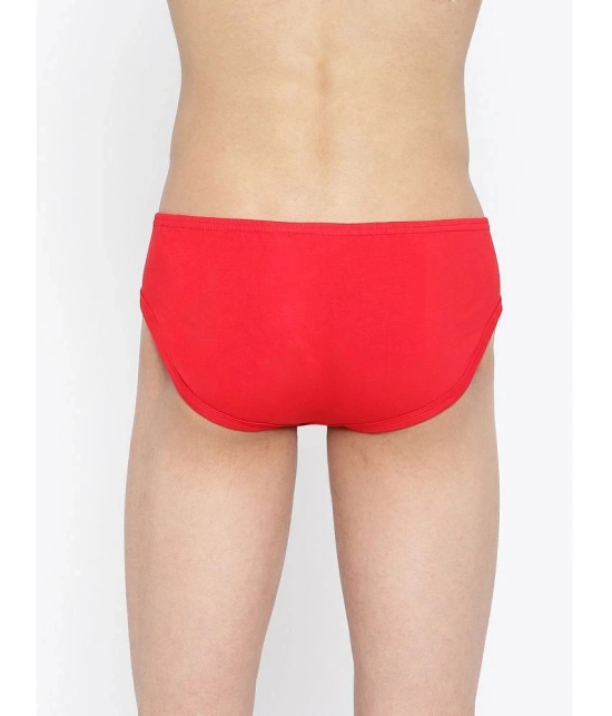 La Intimo Cotton Mens Bikini ( Red ) - None