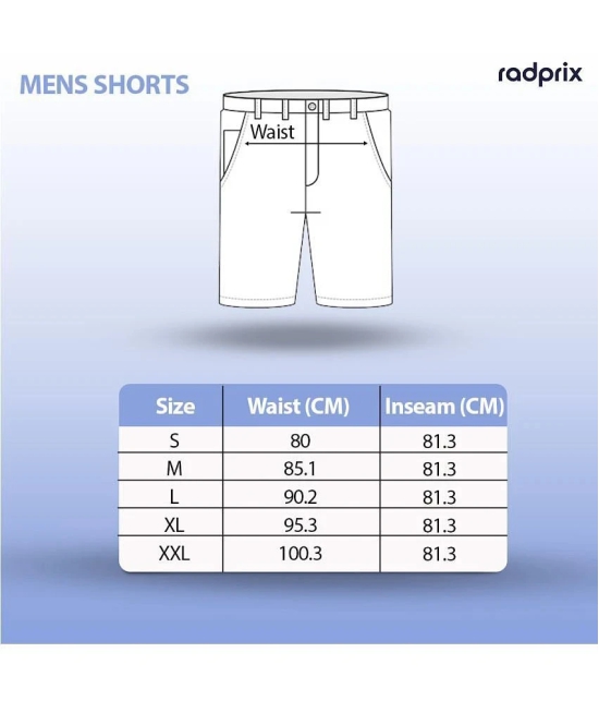 Radprix Green Cotton Mens Shorts ( Pack of 1 ) - None