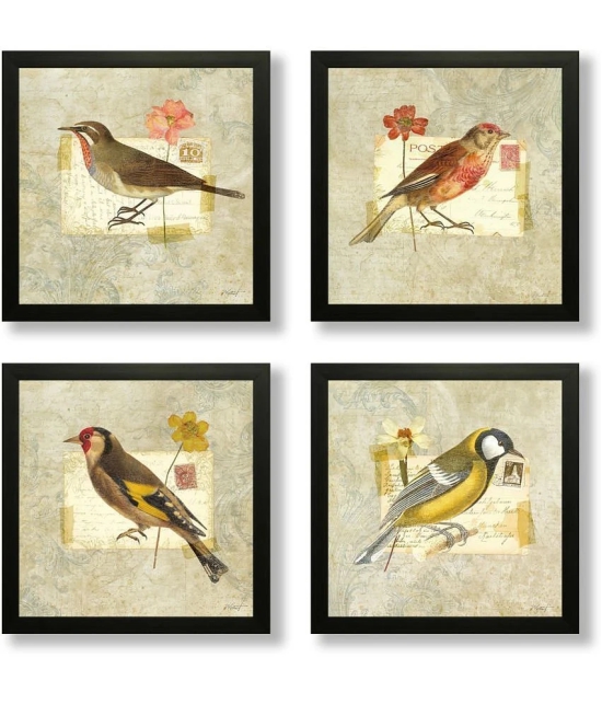 Saf - Bird Painting With Frame