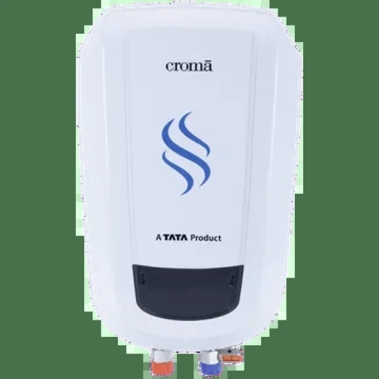 Croma 5 Litres Instant Water Geyser (3000 Watts, White & Blue)