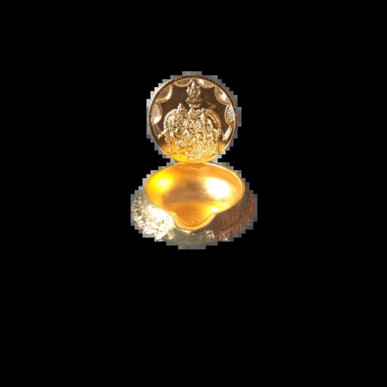 Kubera Lakshmi Diya Gold-Gold