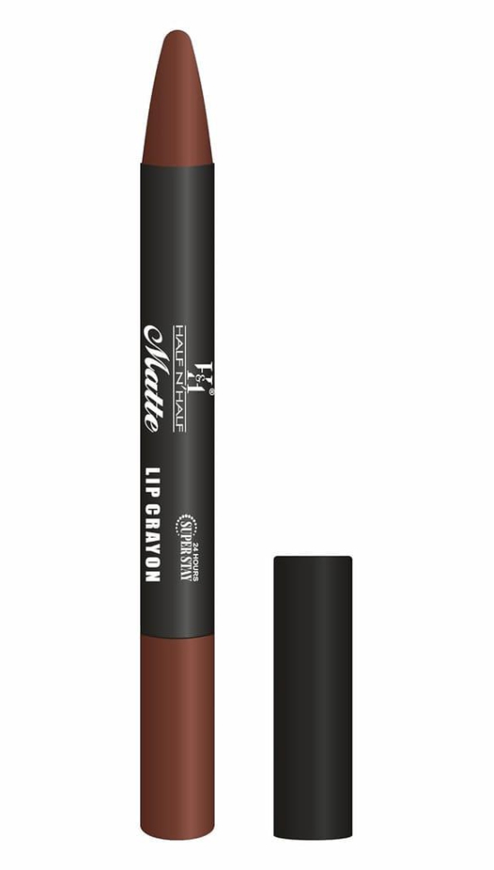 Buy 1 Get 1 Free! Half N' Half Lipstick 07-Dark Chocolate (Matte)