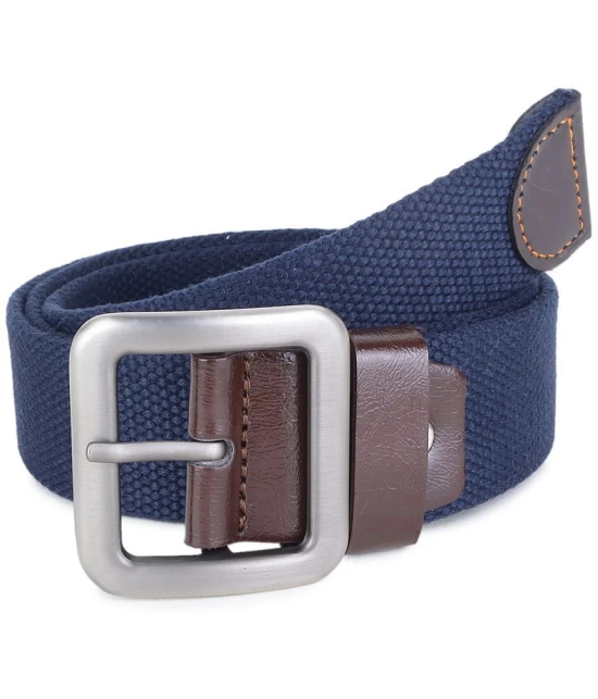 Zacharias - Blue Canvas Mens Casual Belt ( Pack of 1 ) - None