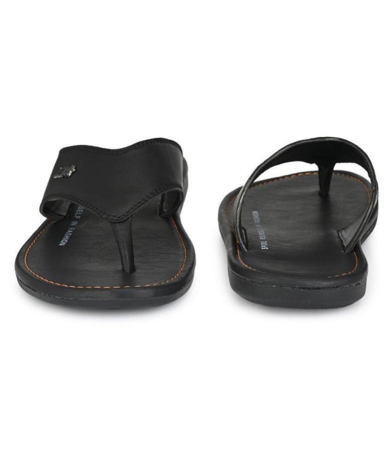 Leeport Black Flip Flops - 7