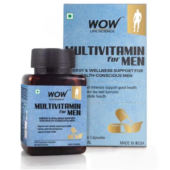 Multivitamin Capsules for Men - For Energy and Wellness - 60 capsules PACK OF 2