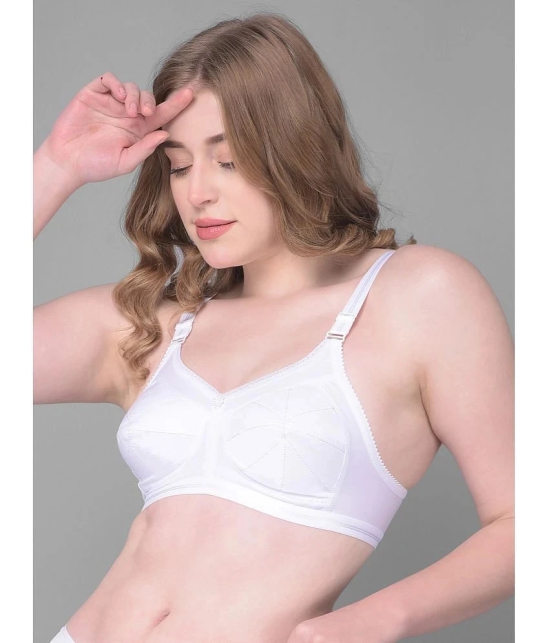 Dollar Missy White Cotton Non Padded Womens Everyday Bra ( Pack of 1 ) - None