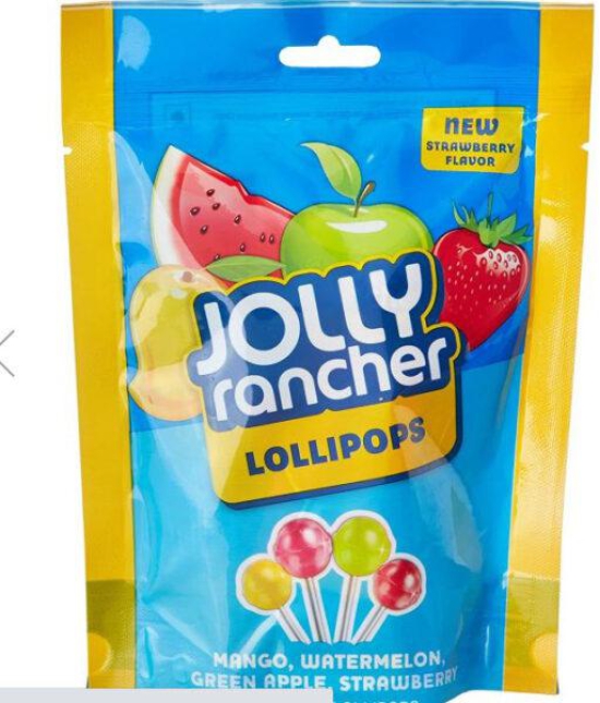 Jolly Rancher Lollipops Green Apple Flavour 10.5G