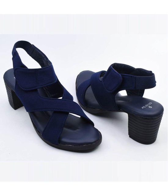 Dream Makers - Blue Women''s Sandal Heels - None