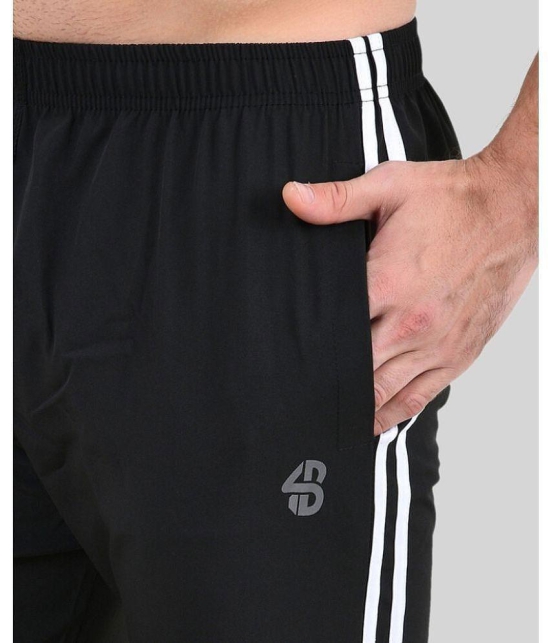 Forbro - Black Polyester Men's Sports Trackpants ( Pack of 1 ) - None