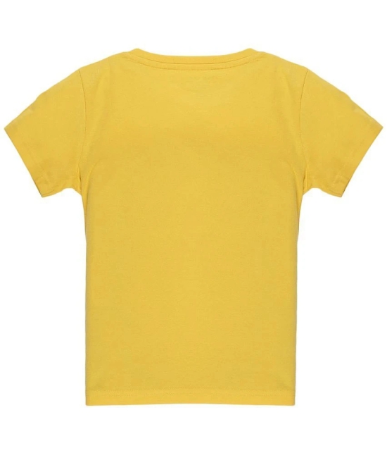 PLUM TREE - 100% Cotton Yellow Boys T-Shirt & Shorts ( Pack of 2 ) - None