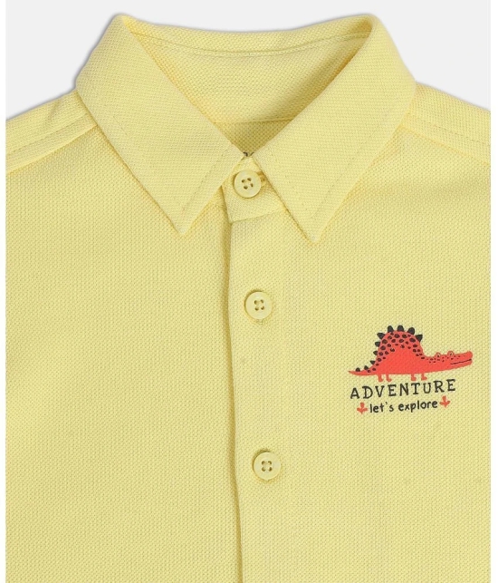 MINI KLUB - Yellow Baby Boy Shirt ( Pack of 1 ) - None