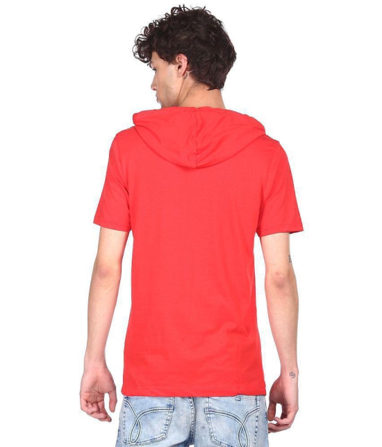 Colt - Cotton Blend Regular Fit Red Men's T-Shirt ( Pack of 1 ) - None