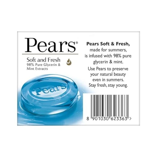 Pears Soft & Fresh bar 75gm