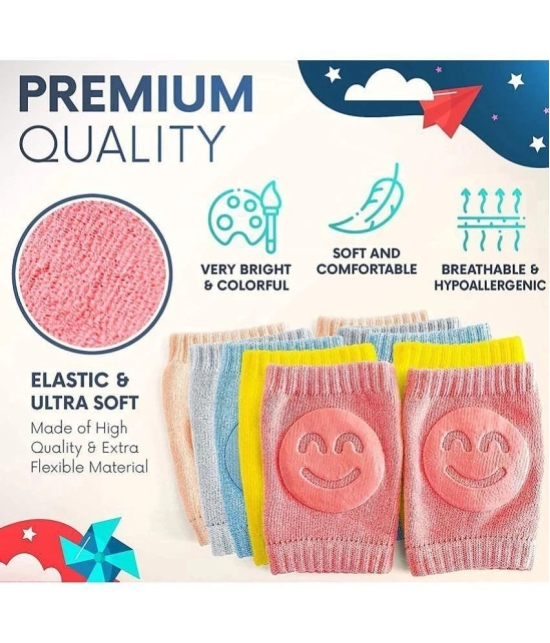 NAMRA - Multicolor Cotton Baby Knee Pad ( Pair of 1 )