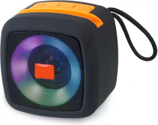 VEhop Speaker with Light 10 W Bluetooth Speaker Bluetooth v5.0 with USB,SD card Slot Playback Time 8 hrs Assorted - Assorted