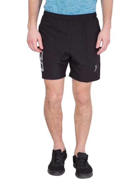 FINO Cool Men's Shorts (Colour - BLACK, Size - XXL) by Total Sporting And Fitness Solutions Pvt Ltd