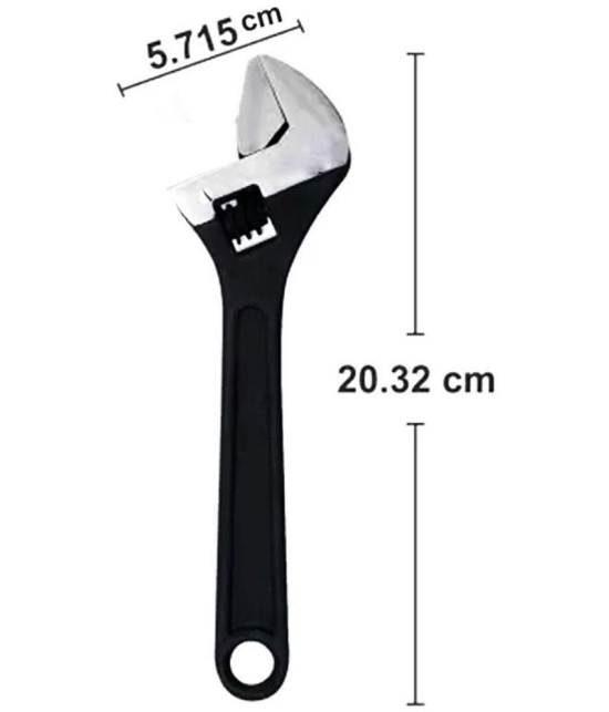 EmmEmm Tools hardware Premium 10 Inch Pipe Wrench/Socket Wrench & 8 Inch Adjustable Wrench