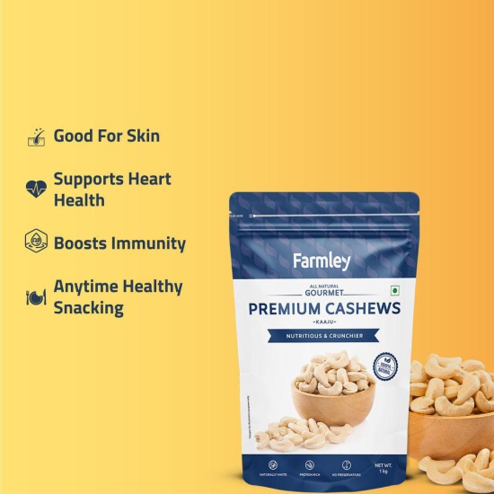 Farmley Premium (Kaju) Cashews  (1 Kg)