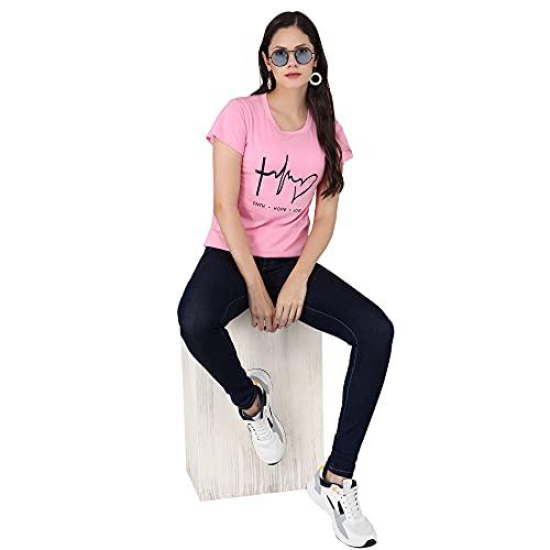 FUNDAY FASHION Women's/Girls Regular Fit Half Sleeves T-Shirt