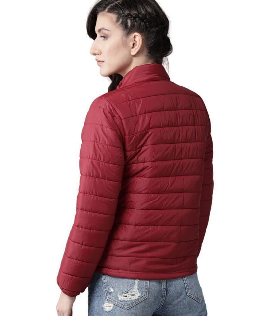 PPTHEFASHIONHUB - Polyester Maroon Jackets - None