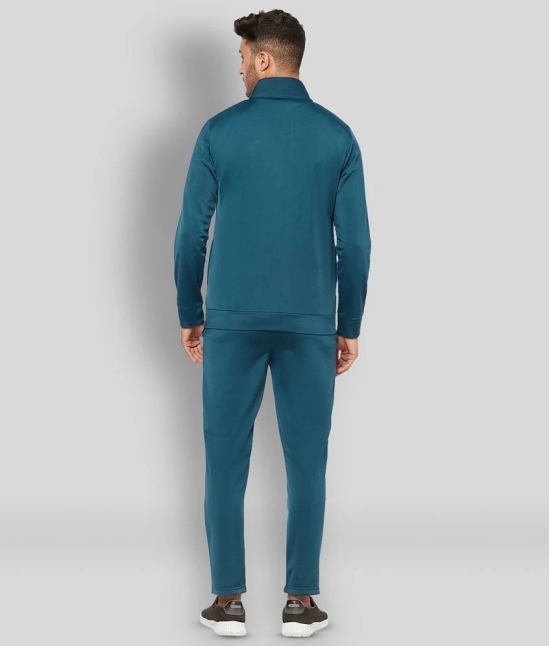 Glito - Blue Polyester Regular Fit Colorblock Mens Sports Tracksuit ( Pack of 1 ) - S