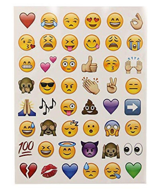 iDream 4 Sheet 192 Emoji Smiley Face Whatsapp Stickers Kawaii Scrapbooking Stationery Sticker