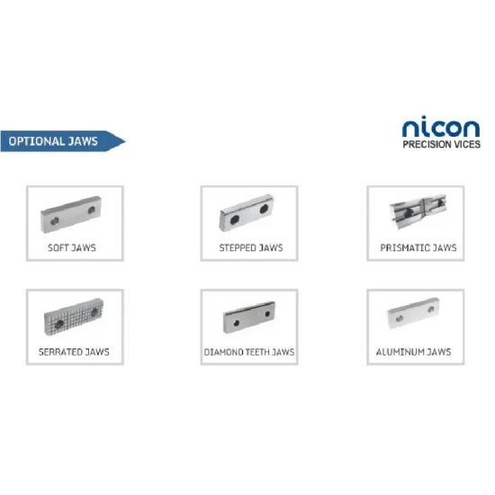 Nicon Tilting And Swiveling Machine Vice-Code N-153-125mm