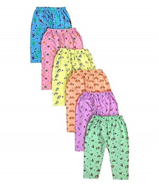 Penyan™ Kids Cotton Printed Leggings / Track Pant / Pyjamis ( Pack of 6 ) - None