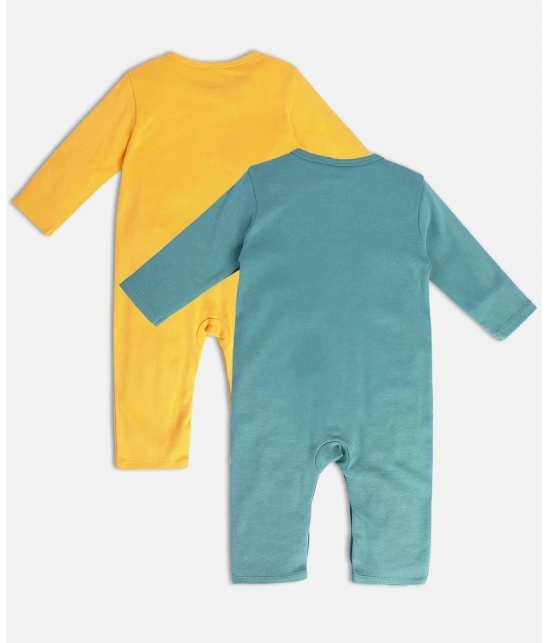 MINI KLUB - Multi Color Cotton Rompers For Baby Boy ( Pack of 1 ) - None