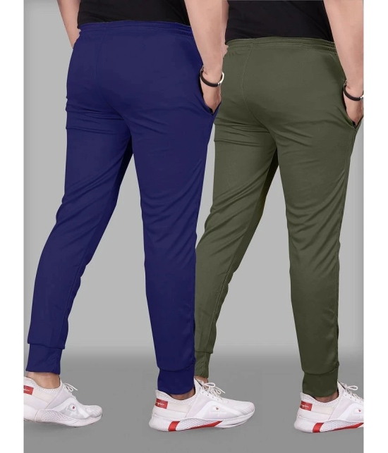 Gazal Fashions - Multicolor Polyester Mens Trackpants ( Pack of 2 ) - None