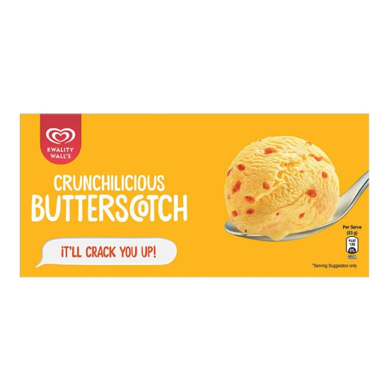 Kwality Walls Butterscotch Frozen Dessert 700 Ml