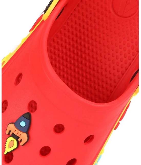 Aqualite Boys Red & Yellow Clogs - None