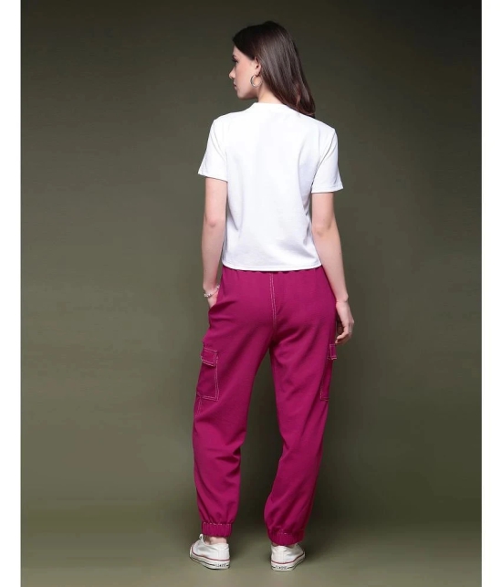 Selvia Pink Dyed Joggers Top Set - None