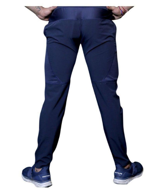 RANBOLT - Navy Blue Polyester Men's Sports Trackpants ( Pack of 1 ) - XL