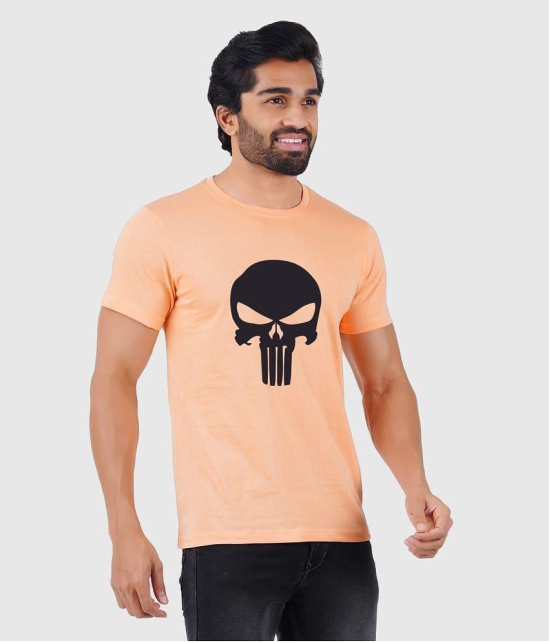 ferocious - Orange Cotton Regular Fit Men's T-Shirt ( Pack of 1 ) - None