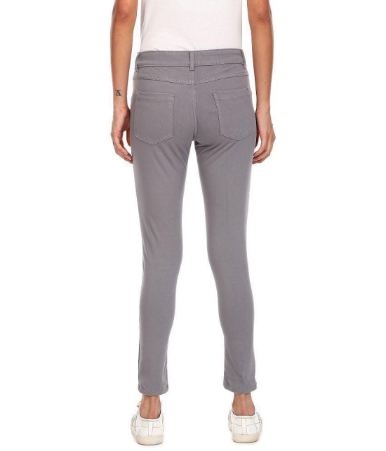 Sugr - Cotton Blend Regular Grey Women's Jeggings ( Pack of 1 ) - None