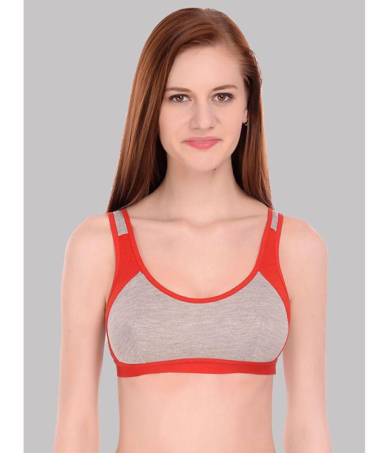 Kiran Enterprises Multicolor Cotton Non Padded Womens Sports Bra ( Pack of 3 ) - None